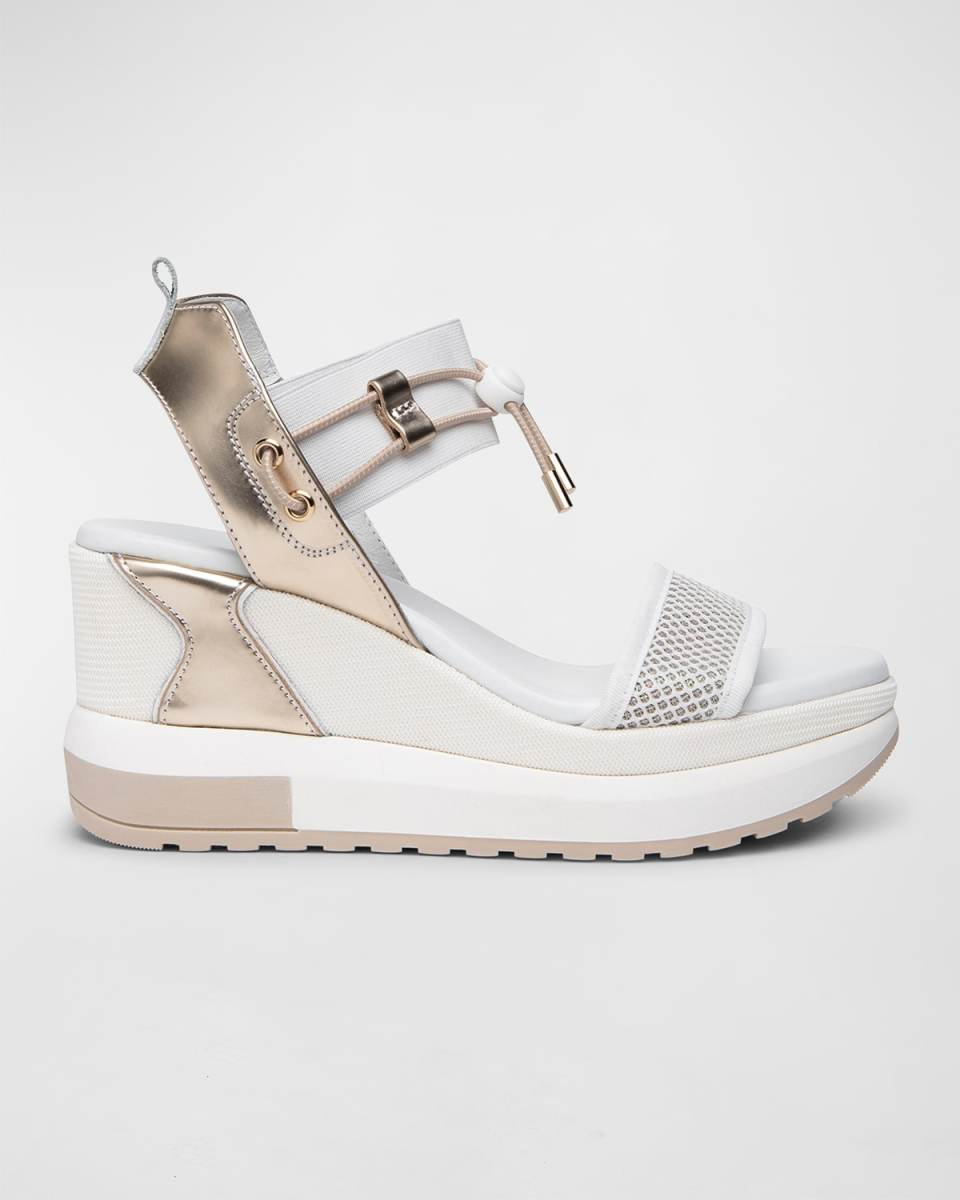 Bungee Wedge Sandals